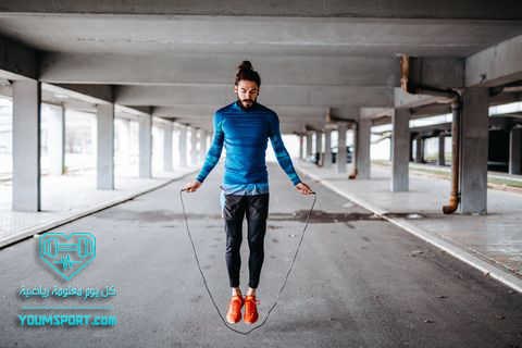 تمرين نط الحبل لفقدان الوزن