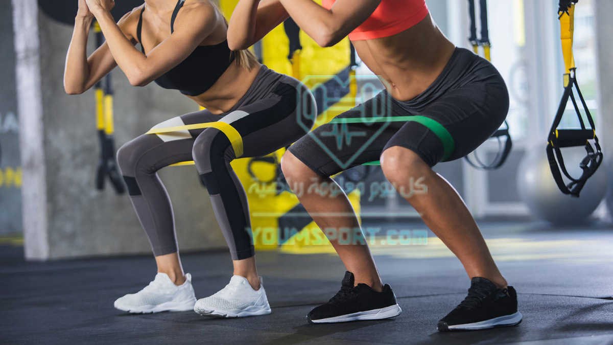 استيك المقاومة بين الفخذين