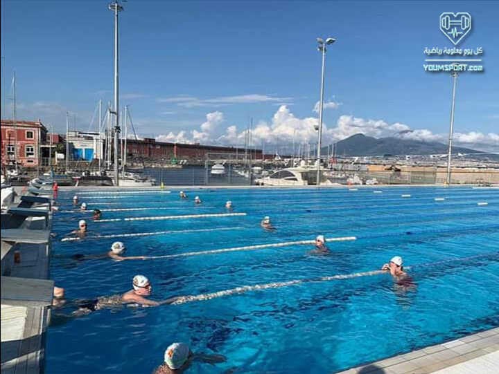 الإصابة بفيروس كورونا فى حمام السباحة