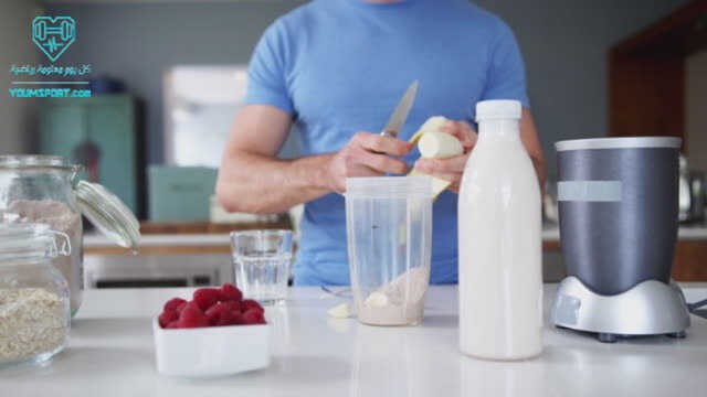 عصير مكملات البروتين