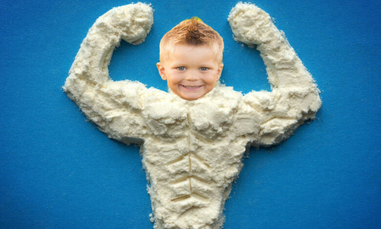 هل يجب على الاطفال تناول مكملات البروتين