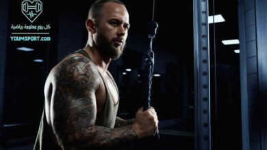 هل تعتقد ان الوشم يتمدد عند زيادة حجم العضلات